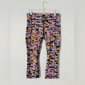 lululemon athletica Multicolor Patterned Leggings